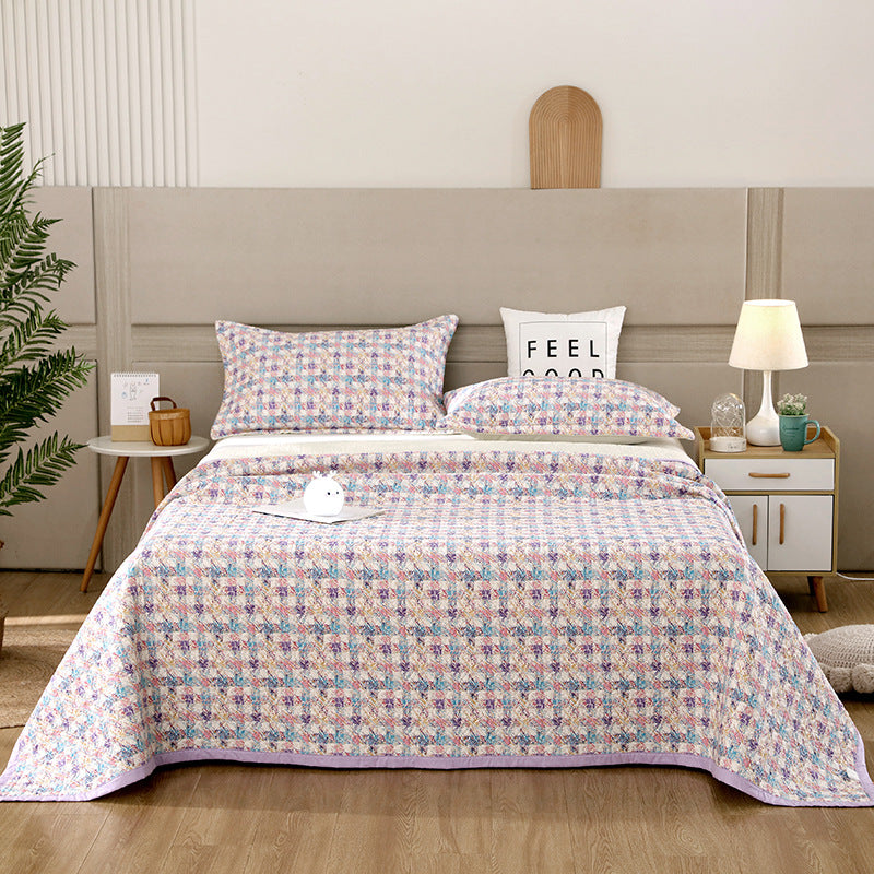 New Cotton Bed Cover Three-piece Set