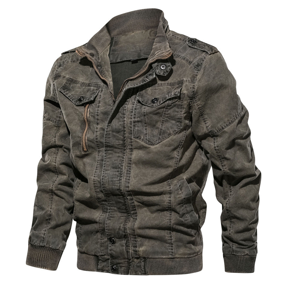 Retro Military Spring And Autumn Jacket Jacket Plus Size Best YouTube Store