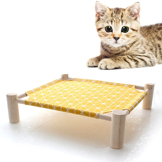 Washable Solid Wood Pet Dog Bed (Removable Cover) Best YouTube Store