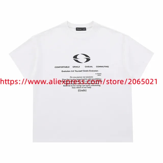 Grailz Unisex Casual T-Shirt with Boomerang Print Pi-Mart