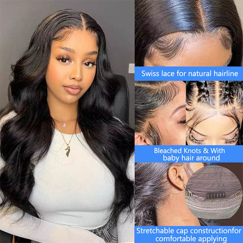 Loose Deep Wave13x4 Transparent Lace Human Hair Sleeve LadyShow.Store
