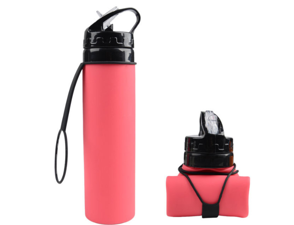 Silicone Sports Water Bottle for Outdoor Activities LadyShow.Store