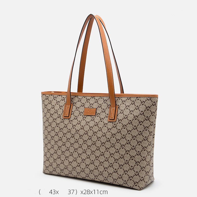 Women's Large Capacity Genuine Leather Tote Bag LadyShow.Store