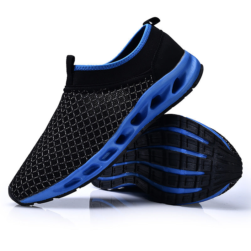 Men's Lightweight Mesh Slip-On Running Shoes LadyShow.Store