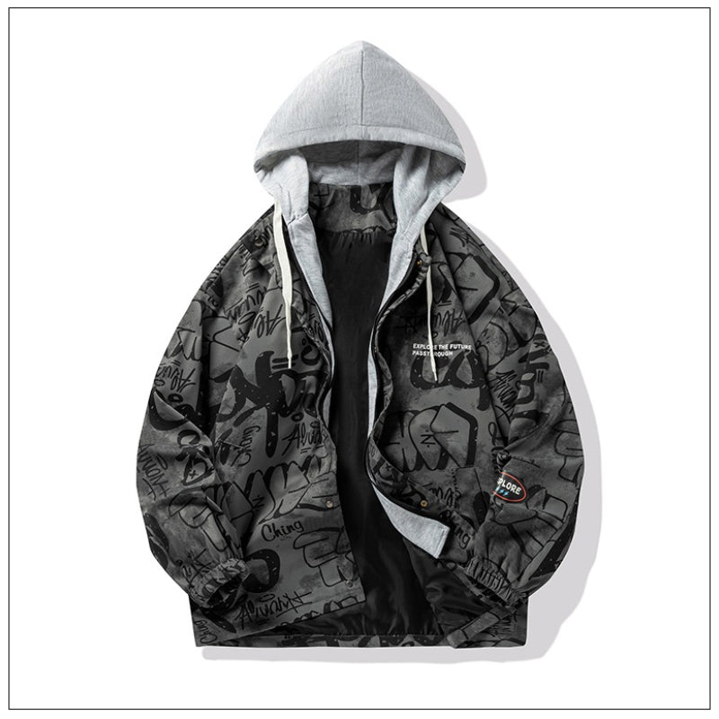 Men's Oversized Baseball Jackets - Retro Patchwork Style Pi-Mart