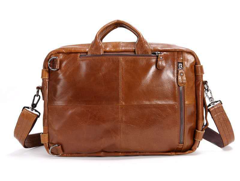 Men's Multi-functional First-layer Imported Leather Bag CJD