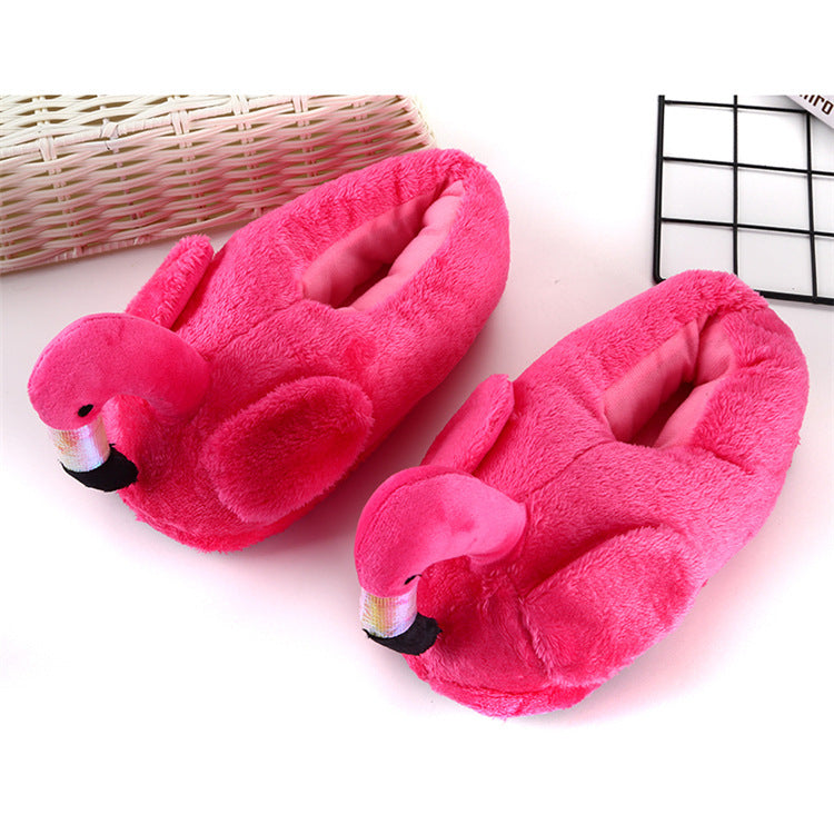 Winter Home Flamingo Non-slip Slippers LuxuryLifeWay Online Store