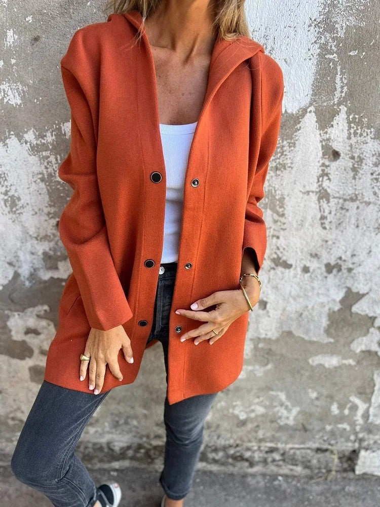 Cross-Border European And American 2026 Autumn And Winter New Fashion Long-Sleeve Solid Color Jacket For Women, Popular On Amazon And Aliexpress NorixaFashion.com