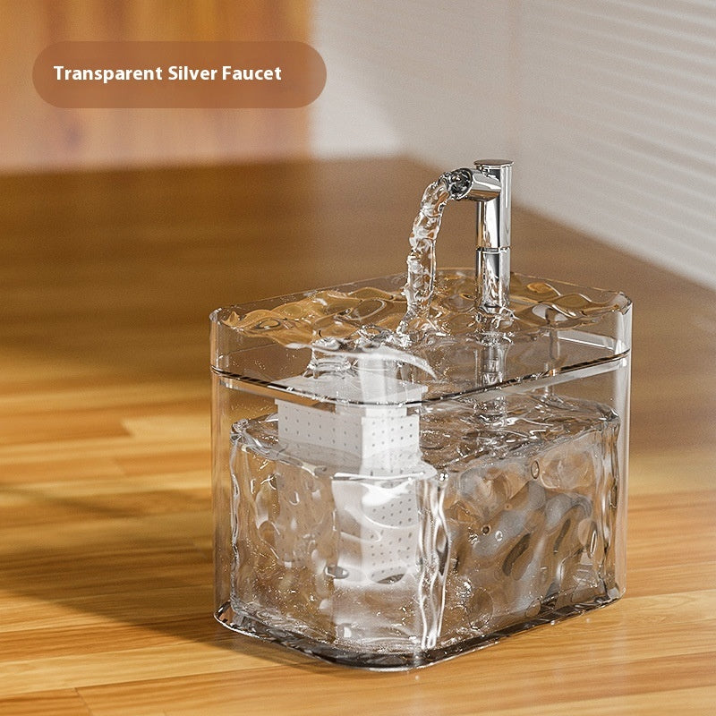 Cat Water Fountain Automatic Circulation Flow Water Fountain Kitten Drinking Water Apparatus Pets Fashion