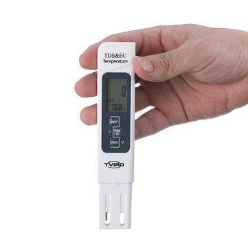 PH0-14 LCD Digital PH Meter + 3 in 1 TDS-EC Water Purity Hydroponic Water Tester Pen LuxuryLifeWay Online Store