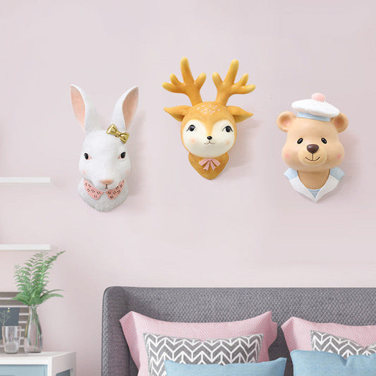 Home Original Cartoon Rabbit Wall Decor PearlNestDecor.com