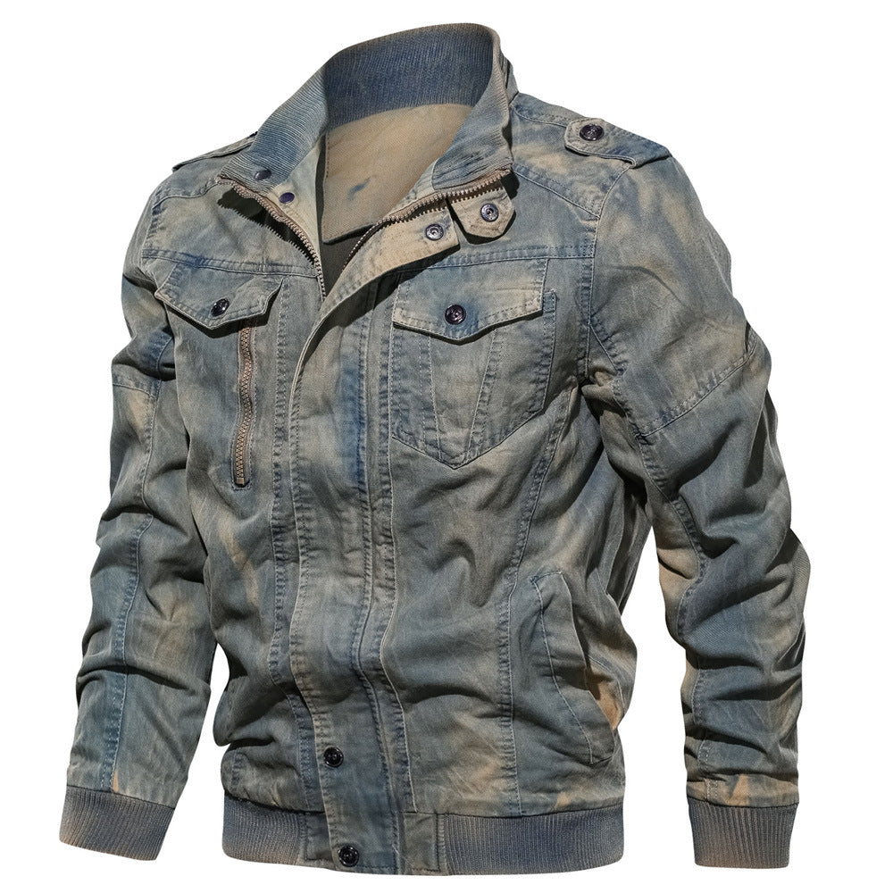 Retro Military Spring And Autumn Jacket Jacket Plus Size Best YouTube Store