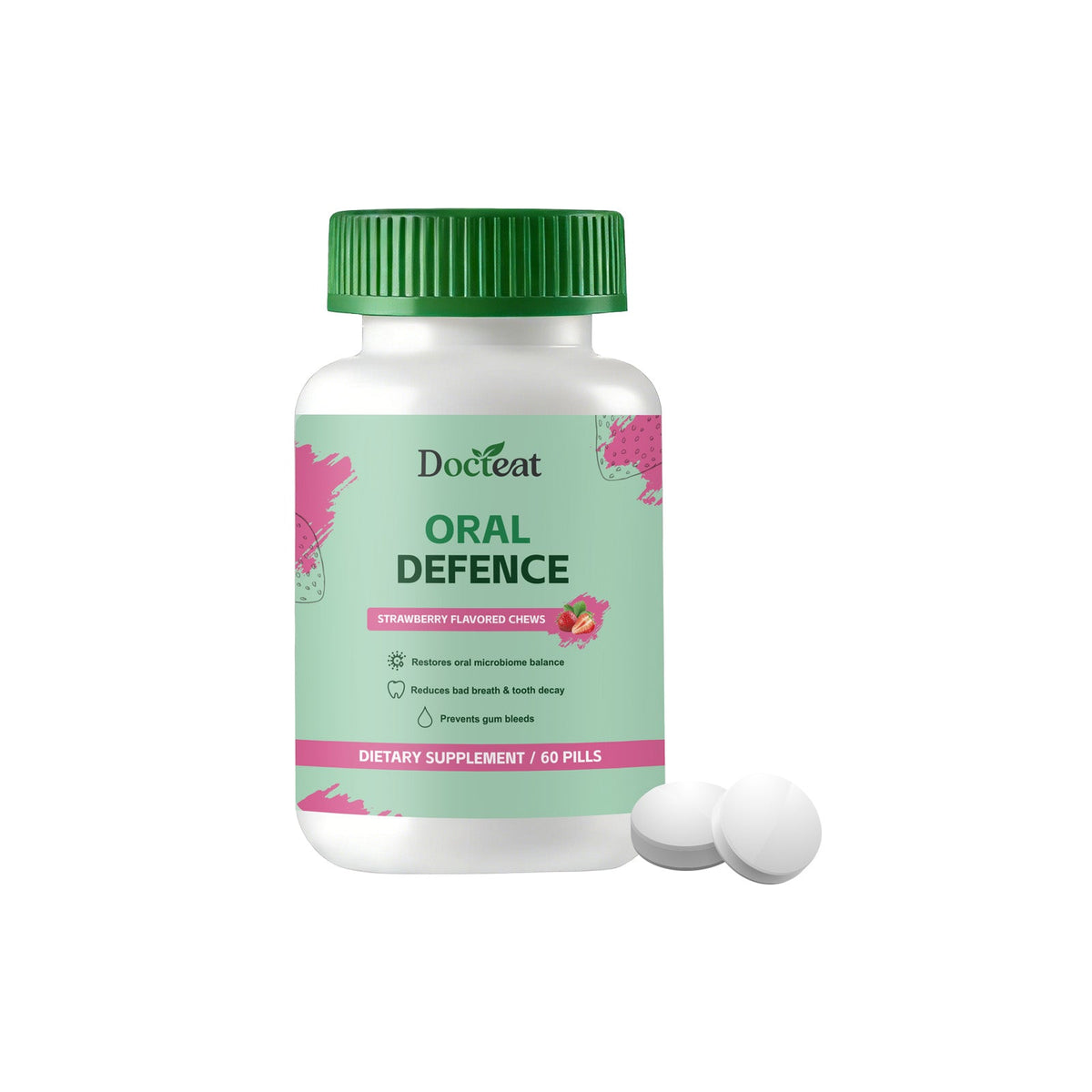 Oral Microbial Support Tablets Input 60 Tablets-Bottle Tri Light Beauty