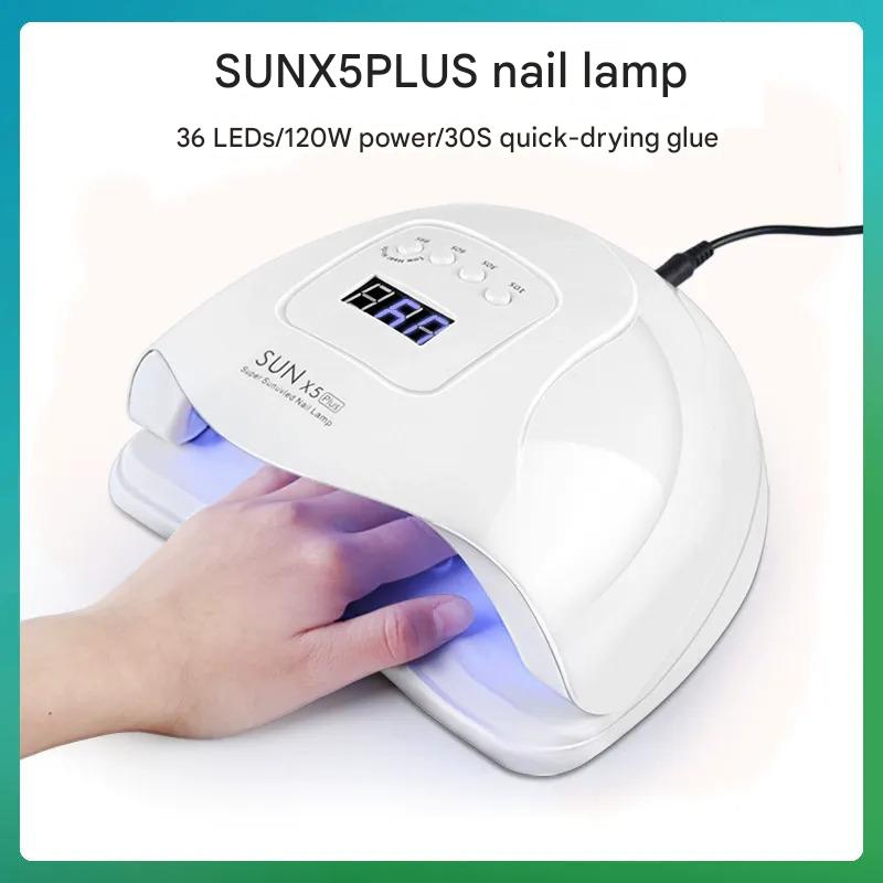 120W Nail Drying Lamp UV Nail Lamp UV Nail Light LadyShow.Store