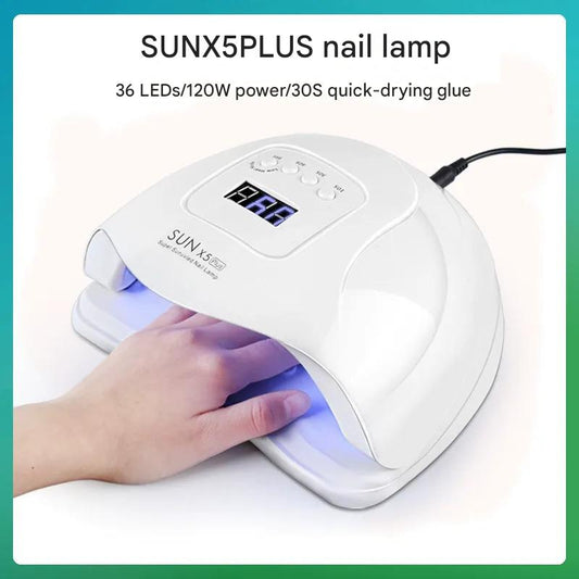 120W Nail Drying Lamp UV Nail Lamp UV Nail Light LadyShow.Store