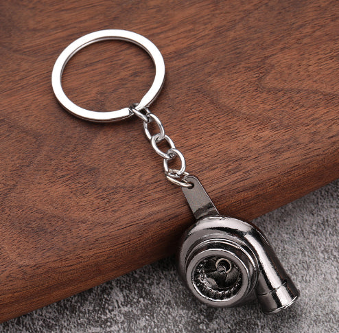 Creative Stereo Car Modification Fittings Wheel Hub Metal Keychains LadyShow.Store