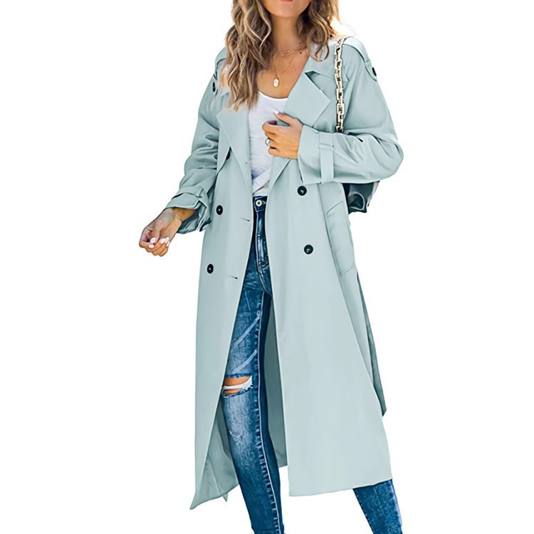 Women's Fashion Casual Solid Color Windbreaker Jacket CJD
