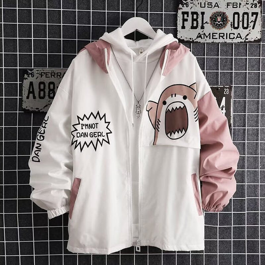 Korean-style Loose Youth Hooded Jacket For Spring And Autumn Best YouTube Store