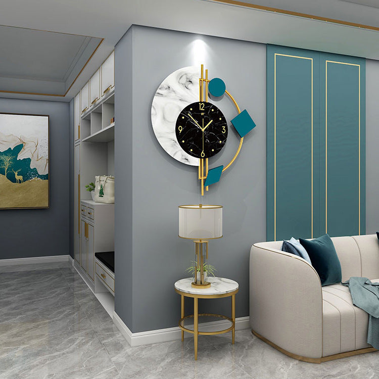 Living Room Stylish Home Decor Creative Simple Quartz Wall Clocks PearlNestDecor.com