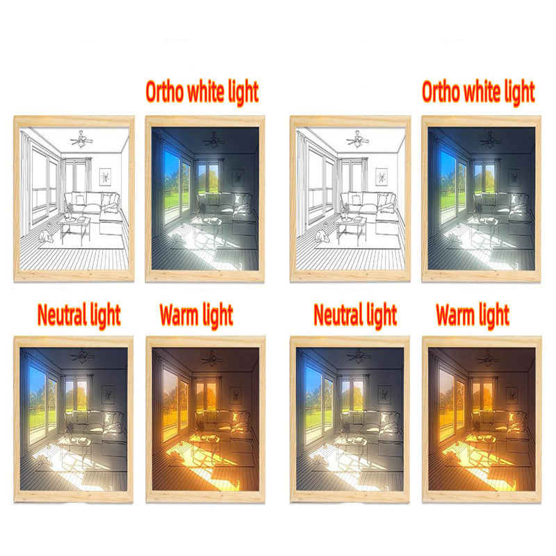 Illuminated Picture LED PearlNestDecor.com