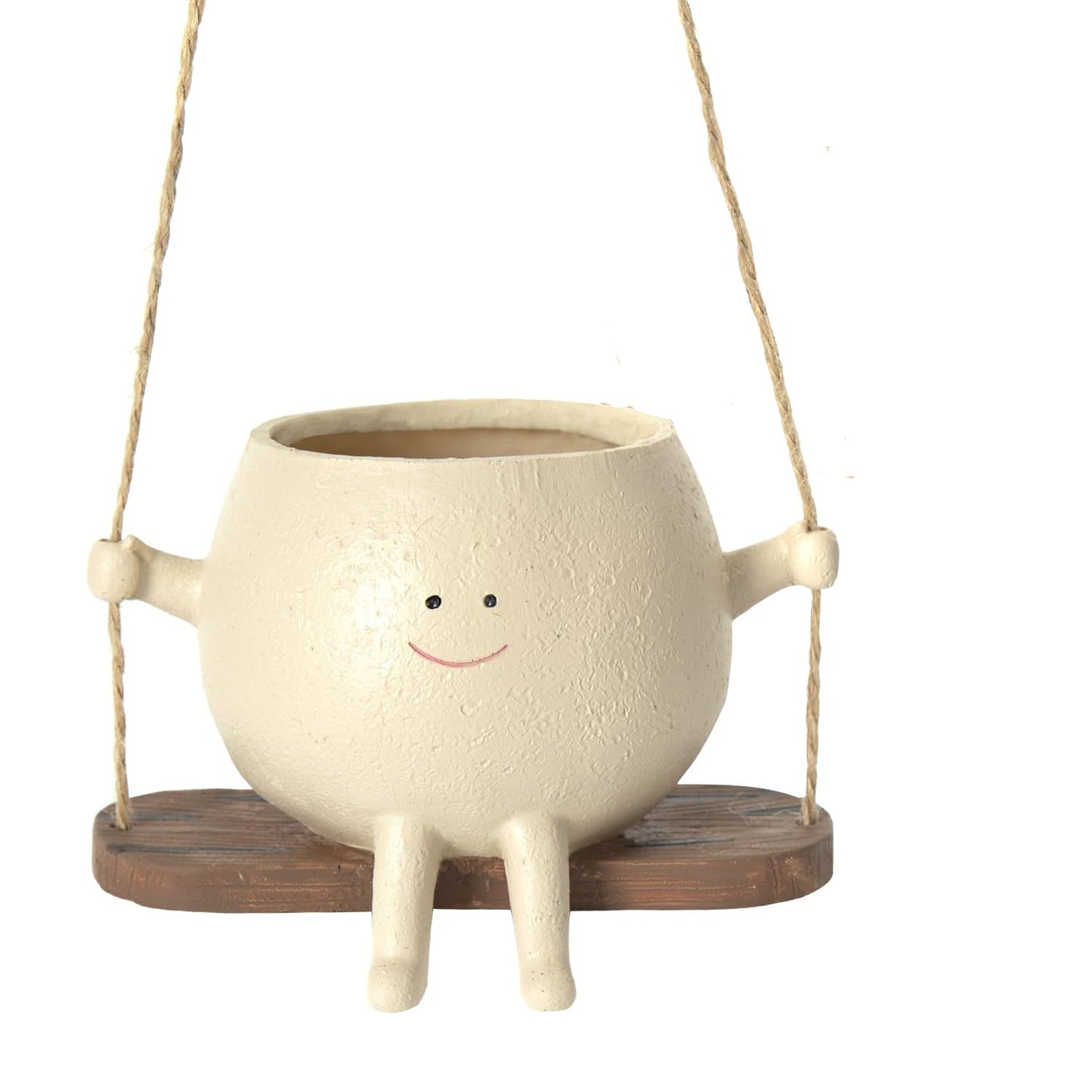 Hanging Swing Face Planter Pot PearlNestDecor.com