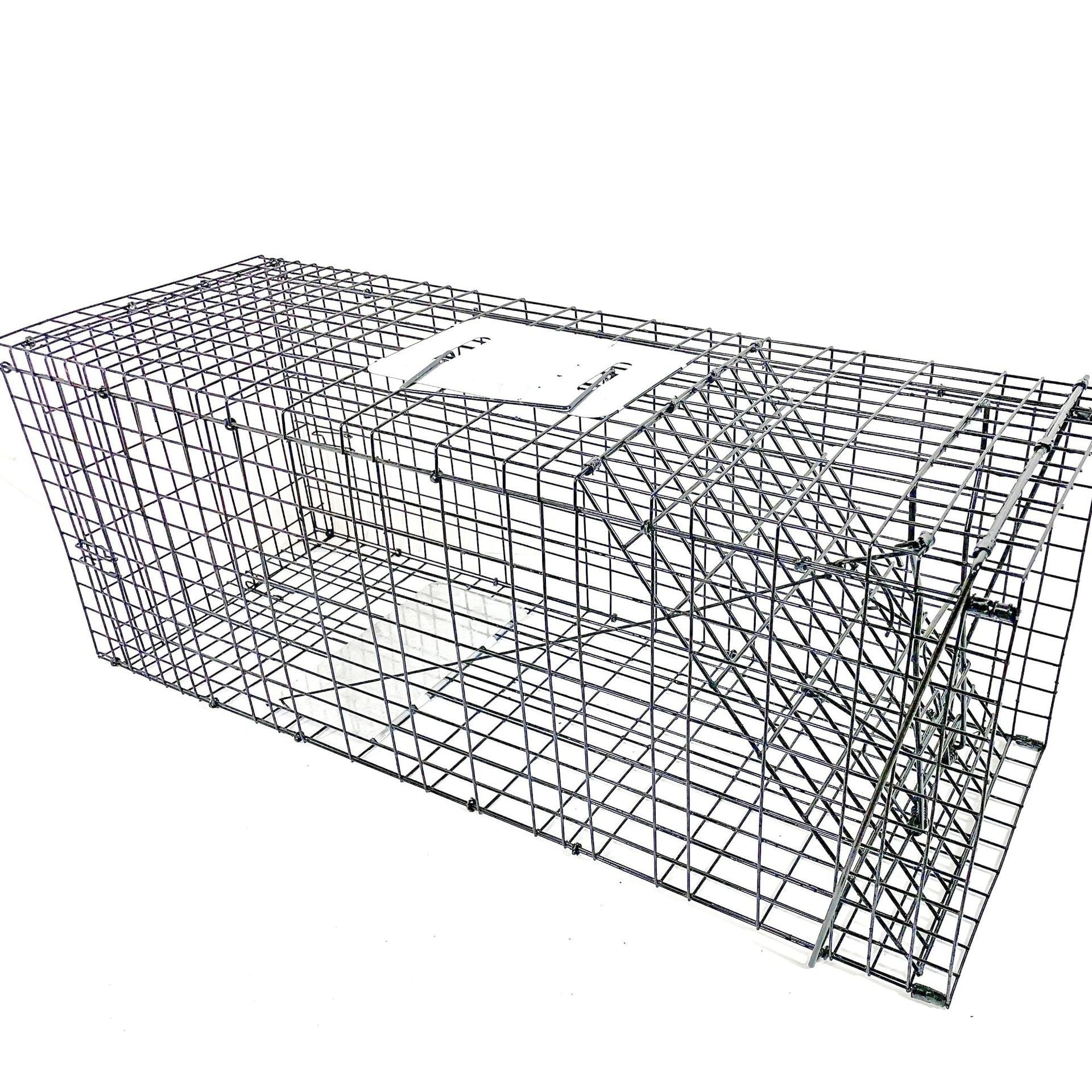 Fully Automatic Cat-trap Cage Foldable Pedal Galvanized Cat Cage Love Rescue Cage Pets Fashion