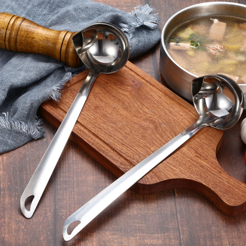 Stainless Steel Soup Oil Separator Spoon Pi-Mart