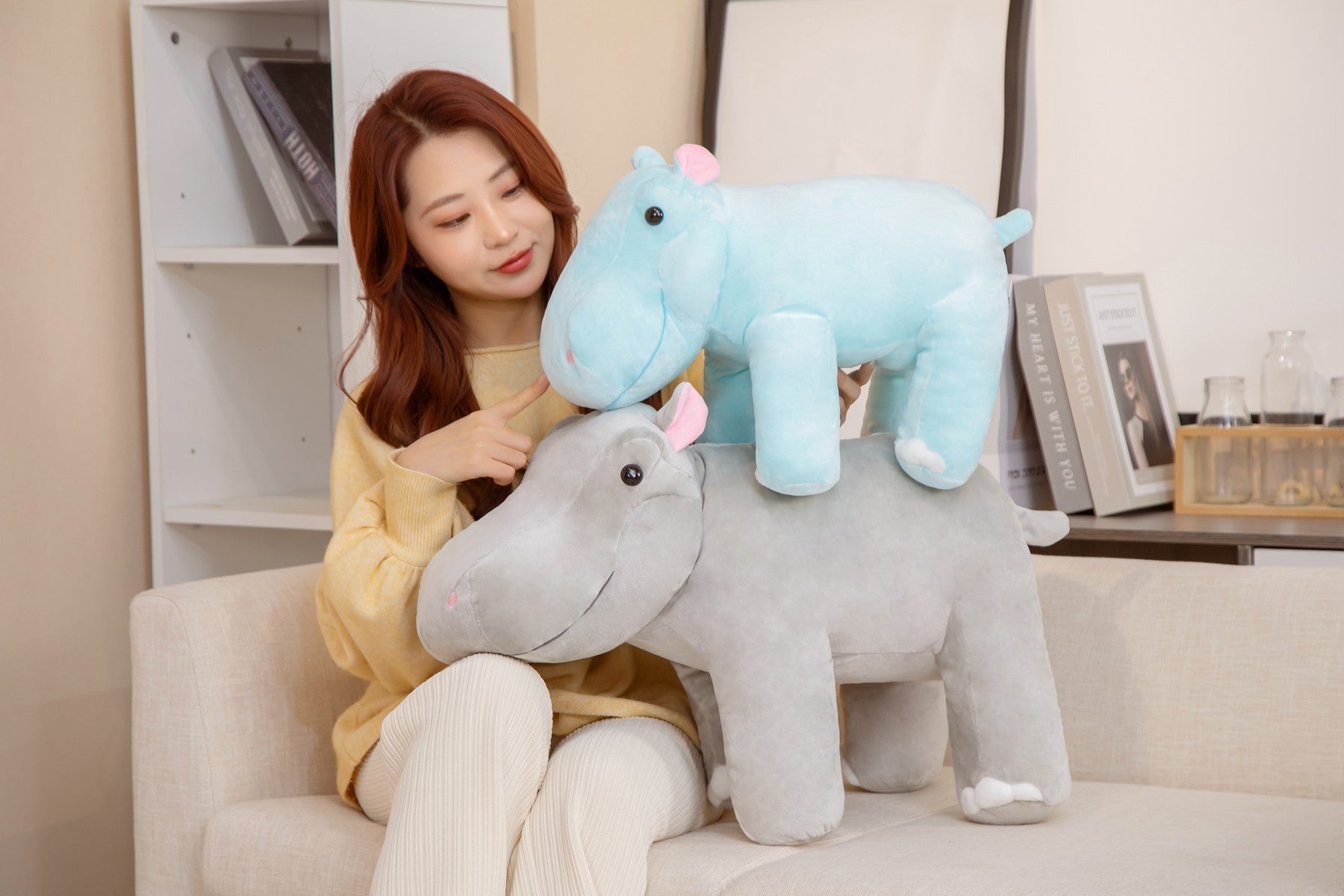 Plush Toy Hippo Doll Children's Day Gift Pillow LuxuryLifeWay Online Store