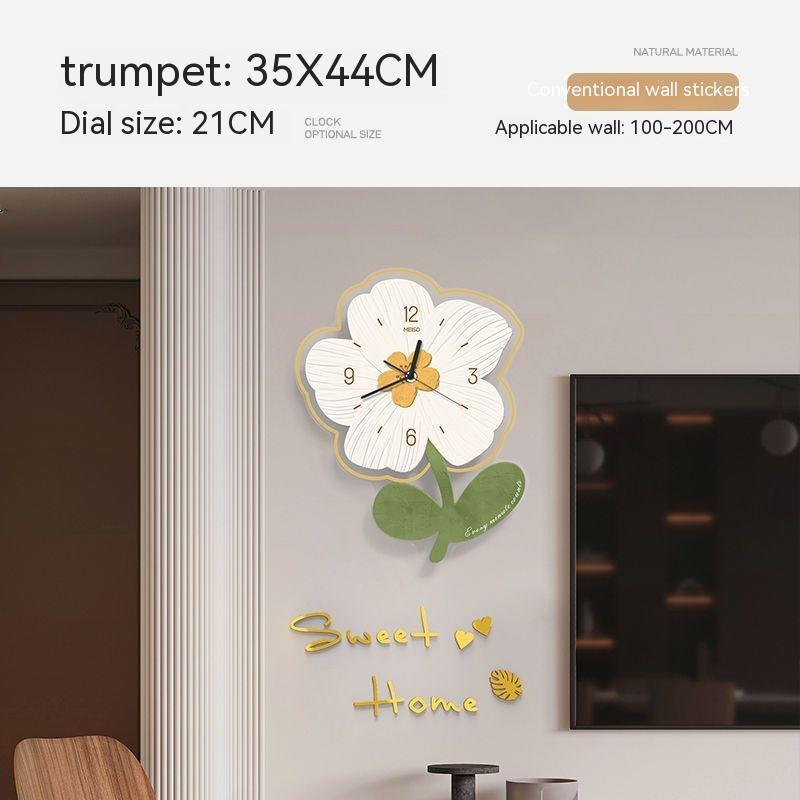 Ins Wall Clock Living Room Creative Modern PearlNestDecor.com