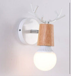 Nordic Modern Antlers Wall Lamp Creative Macaron Aisle Corridor PearlNestDecor.com