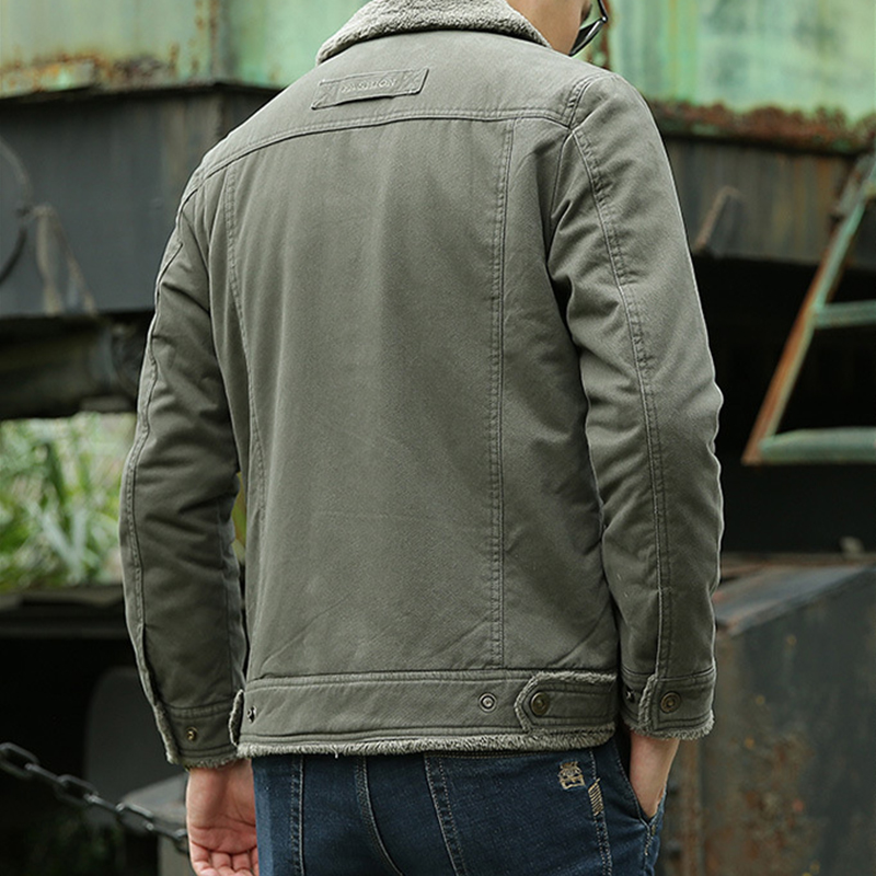 Men's Thickened Cotton Winter Jacket Best YouTube Store