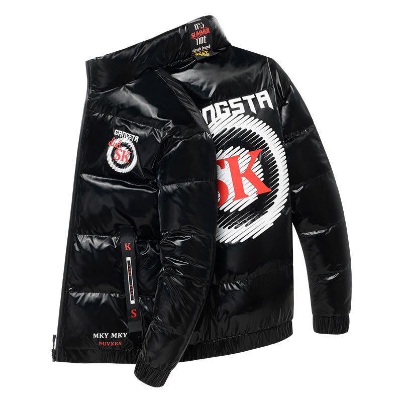 Winter Men's Fashion Cotton Down Warm Parkas Coats Casual Jackets CJD