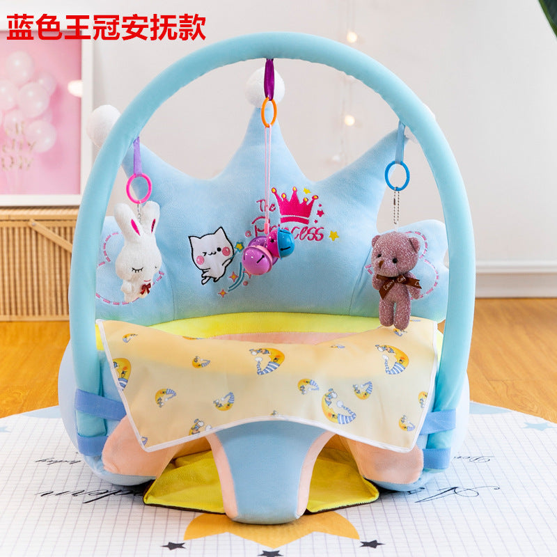 Crown Baby Learning Chair Plush Sofa for Infants LuxuryLifeWay Online Store
