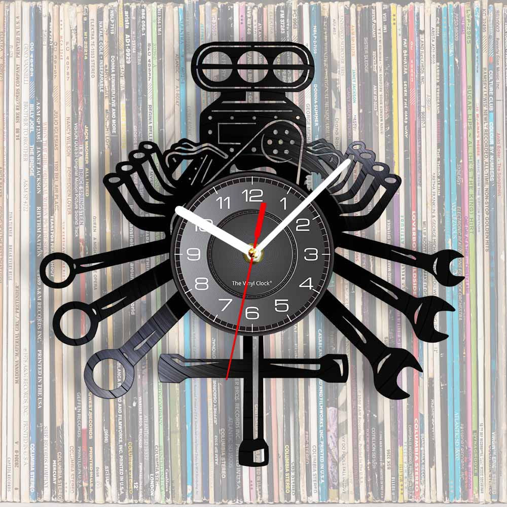 Gramophone Record Wall Clock Wall Clock PearlNestDecor.com