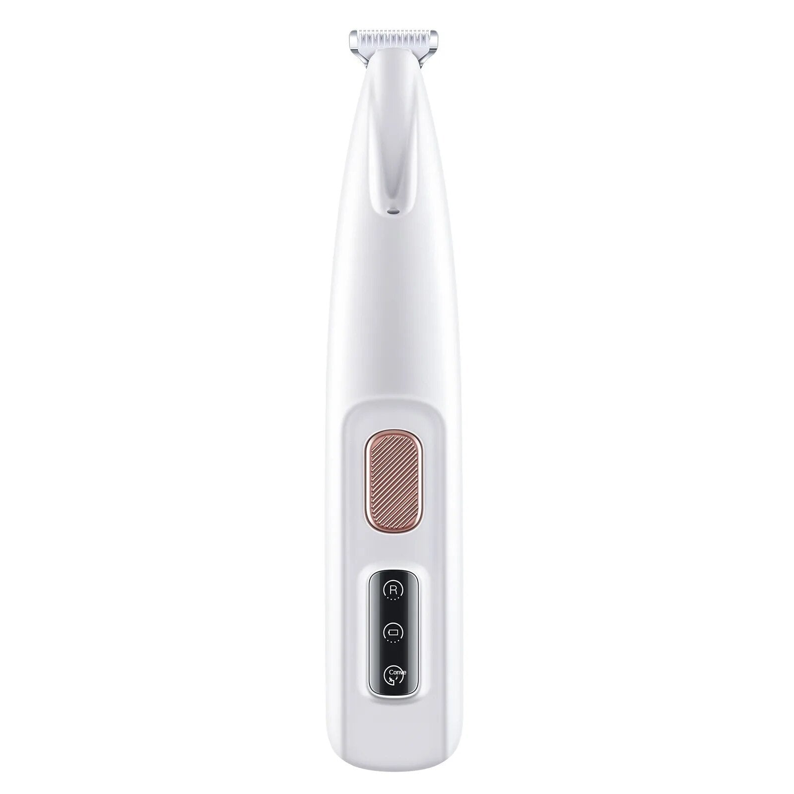 New Dog Paw Trimmer With LED Light Fully Waterproof Pet Hair Trimmer With LED Display Dog Clippers For Grooming 18mm Widen Blade LadyShow.Store