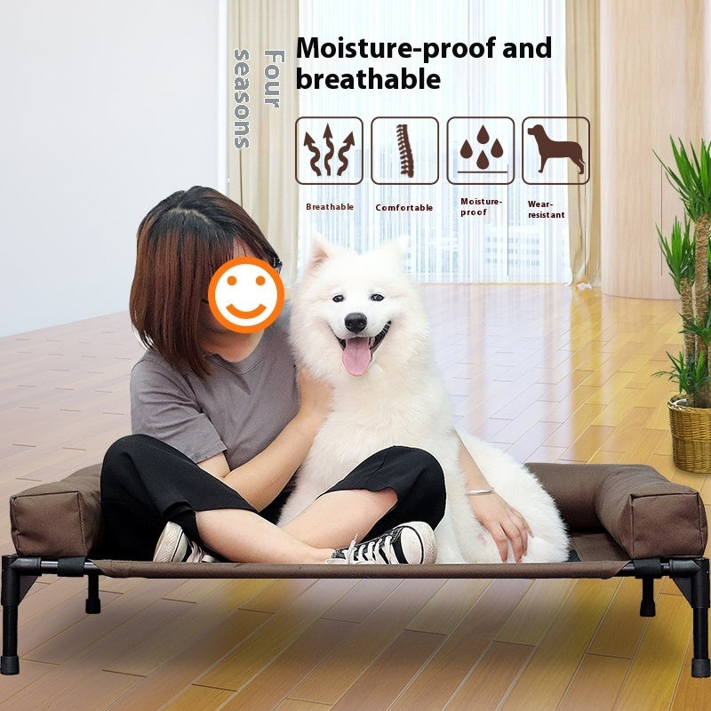 Pet Camp Bed Removable And Washable Moisture-proof Belt Surrounding Border Kennel Pets Fashion