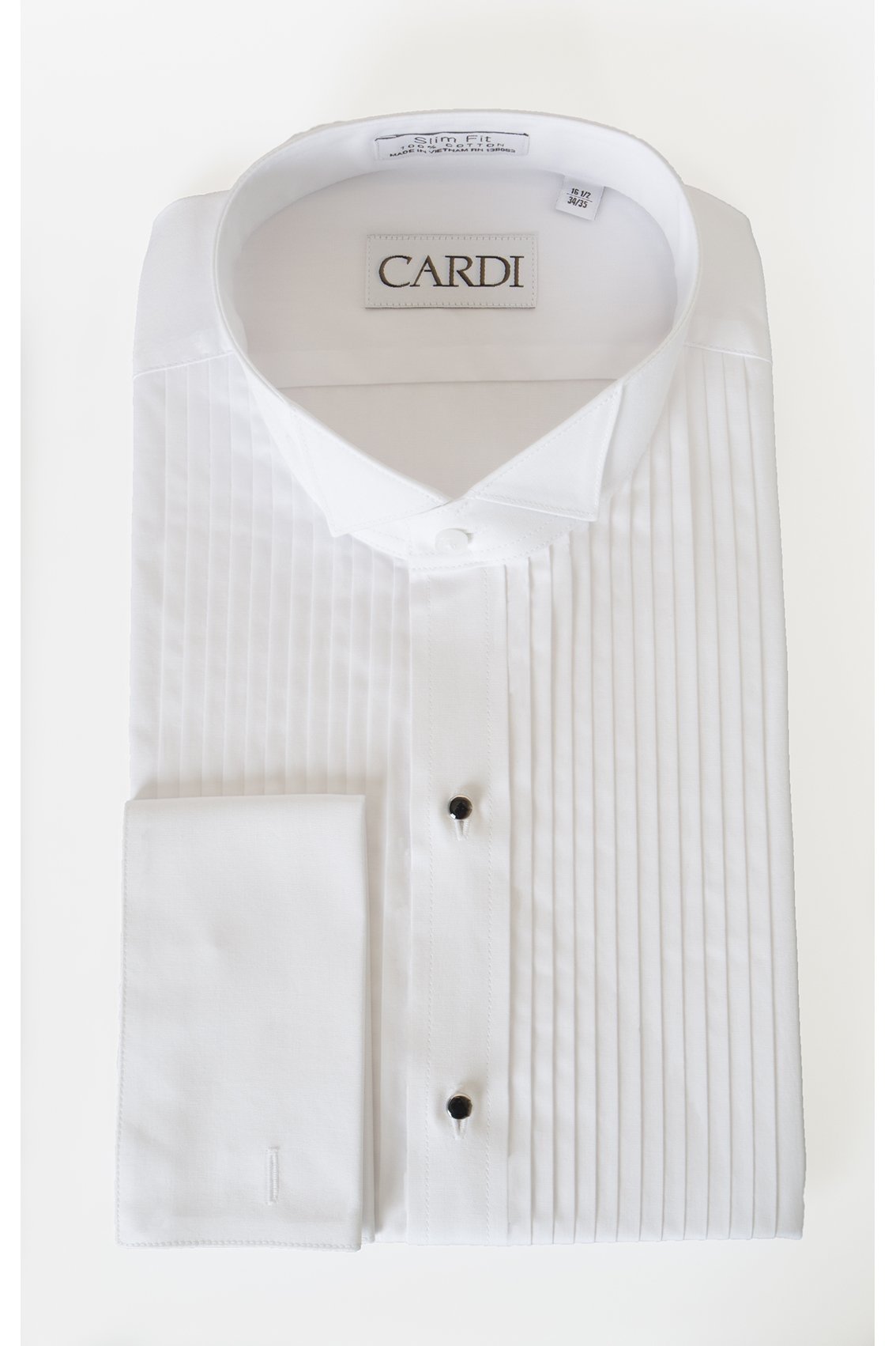 "David" White Wingtip Tuxedo Shirt LuxuryLifeWay Online Store