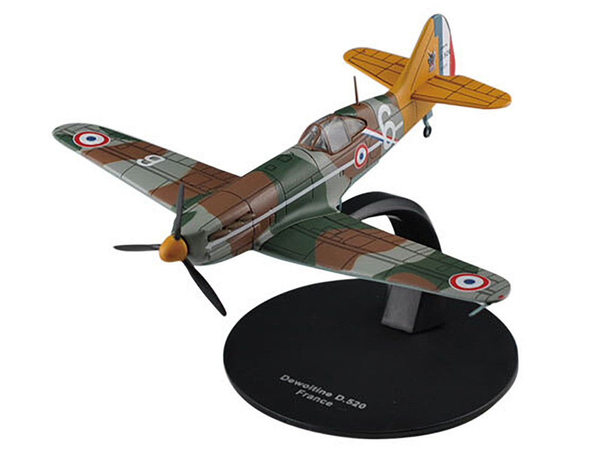 Dewoitine D.520 Fighter Aircraft "French Air Force" 1/72 Diecast Model by DeAgostini LuxuryLifeWay Online Store