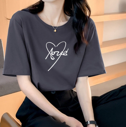 Trendy New Short Sleeve T-Shirt Top Pi-Mart