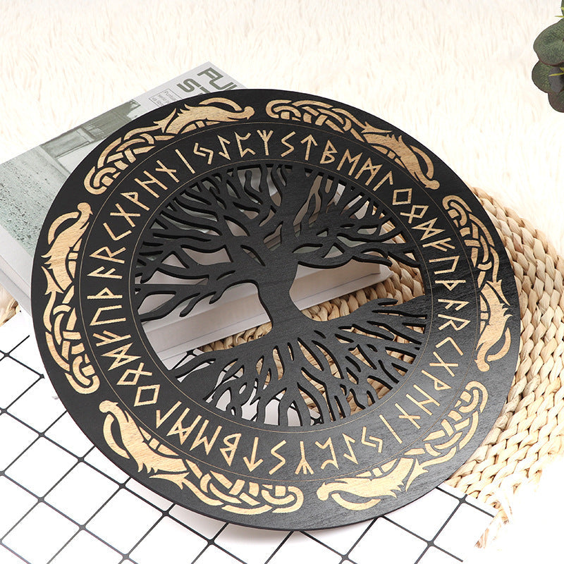 Viking Decor Wooden Wall Art Nordic PearlNestDecor.com