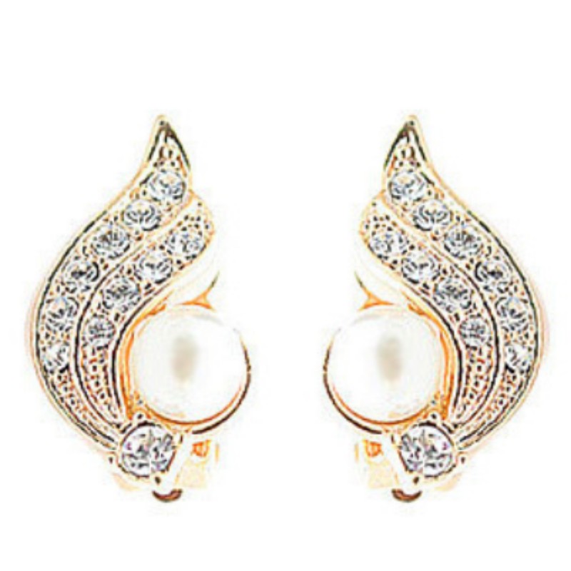 Valentine's Day Gift Angel Wings Pearl Ear Clip LadyShow.Store
