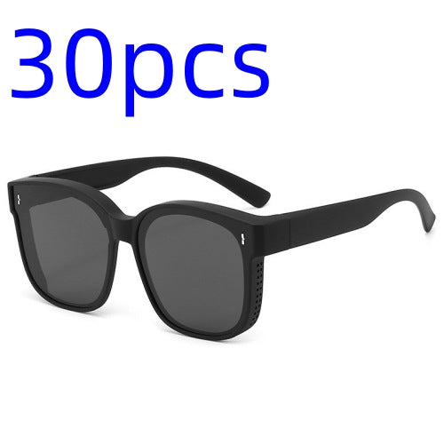 Summer Driving Sun Protection Polarized Light One Mirror Dual Use Anti Glare Trendy Sunglasses CJD