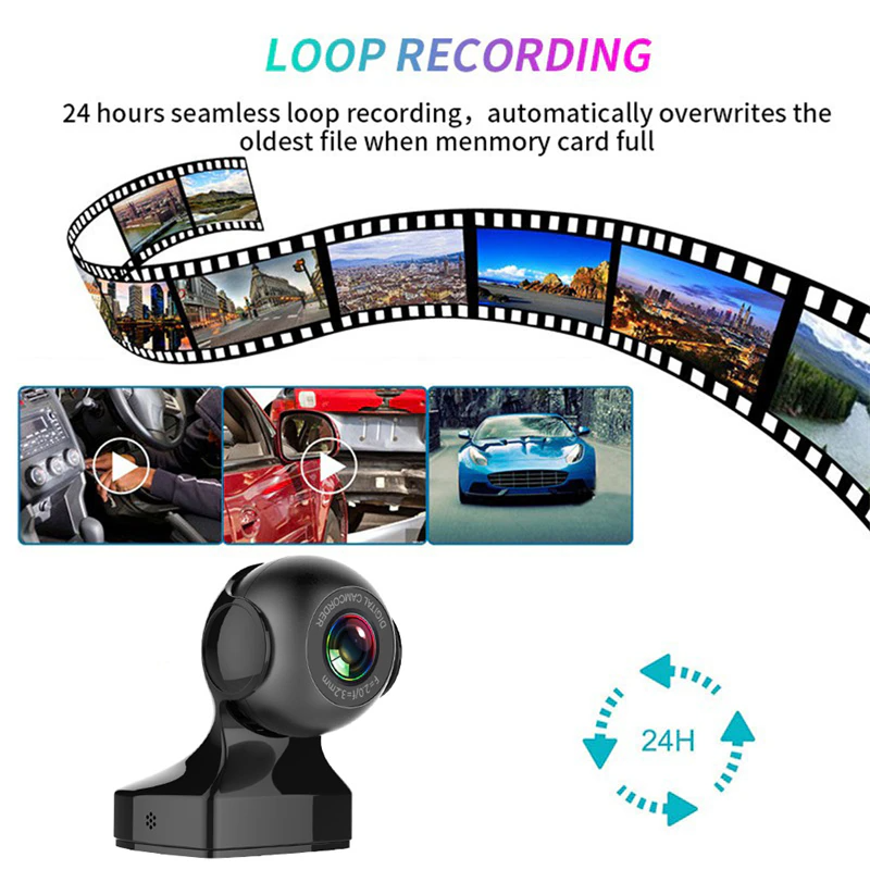 170° WiFi Dash Cam Recorder Car Camera HD 1080P Car DVR Vehicle Video G-Sensor Pi-Mart