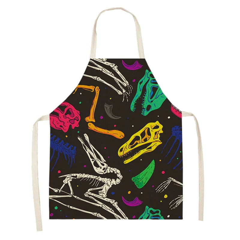 Cotton And Linen Kitchen Household Daily Use Sleeveless Coverall PearlNestDecor.com