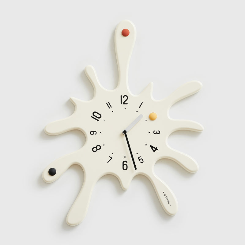 Simple Art Creative Punch-free Wall Clock PearlNestDecor.com