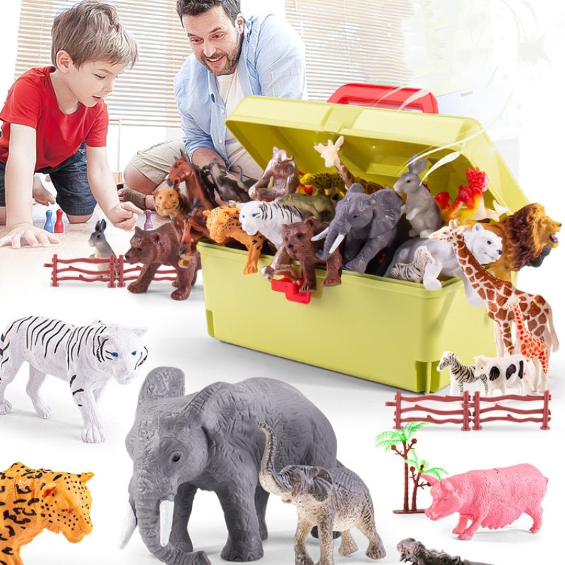 Simulation Of Animal Toy Model Sets