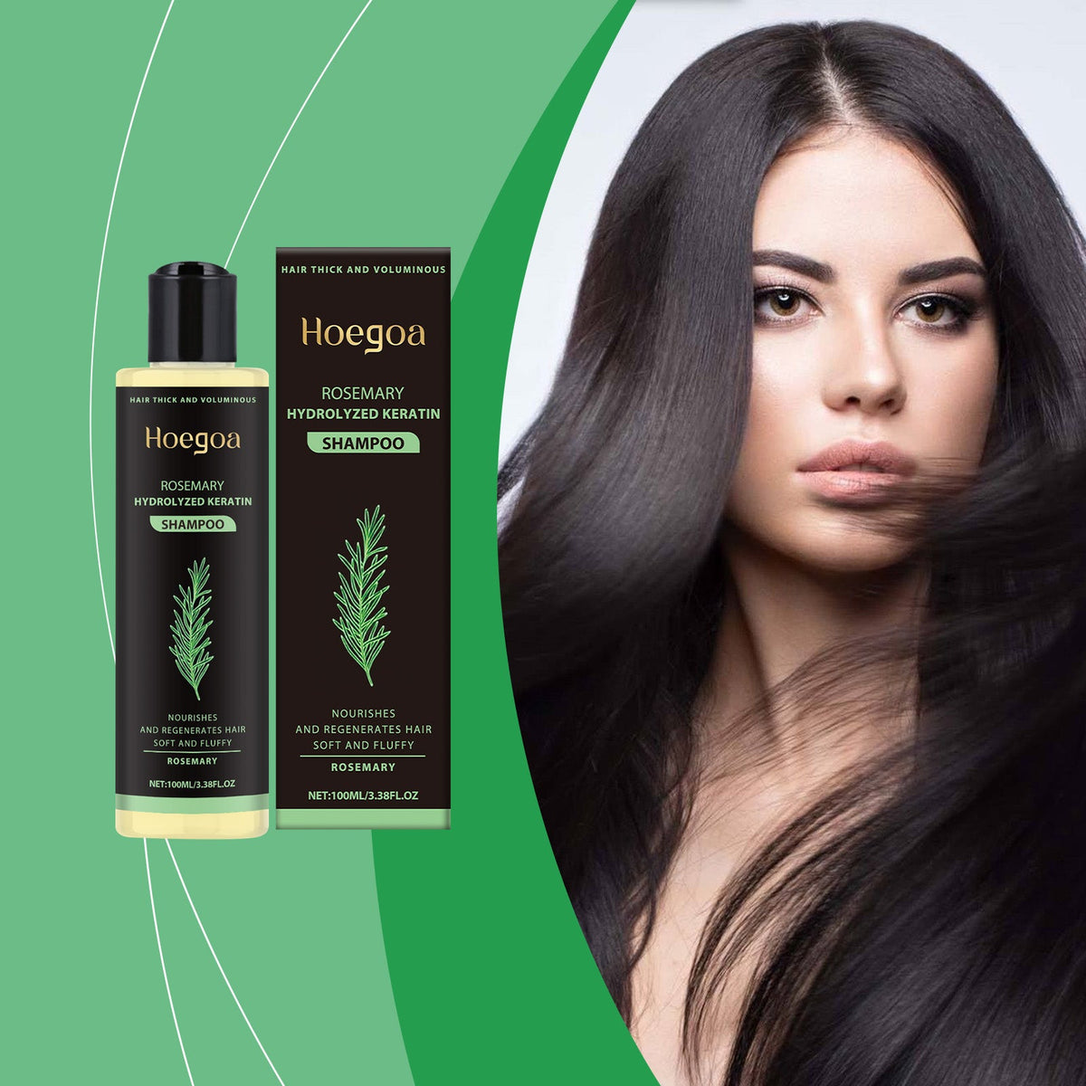Rosemary Thickening Shampoo 1 00ml Box Tri Light Beauty