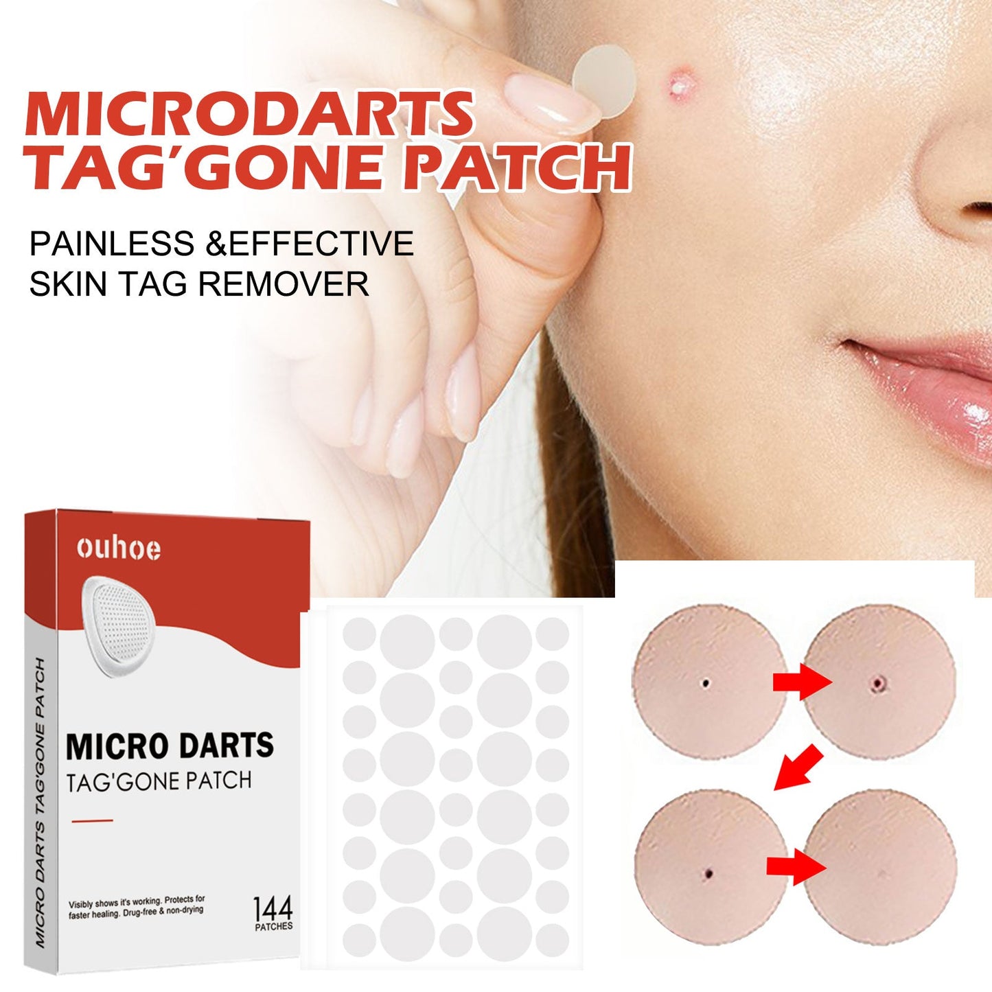 Purifying Face Patches 144PCS Tri Light Beauty