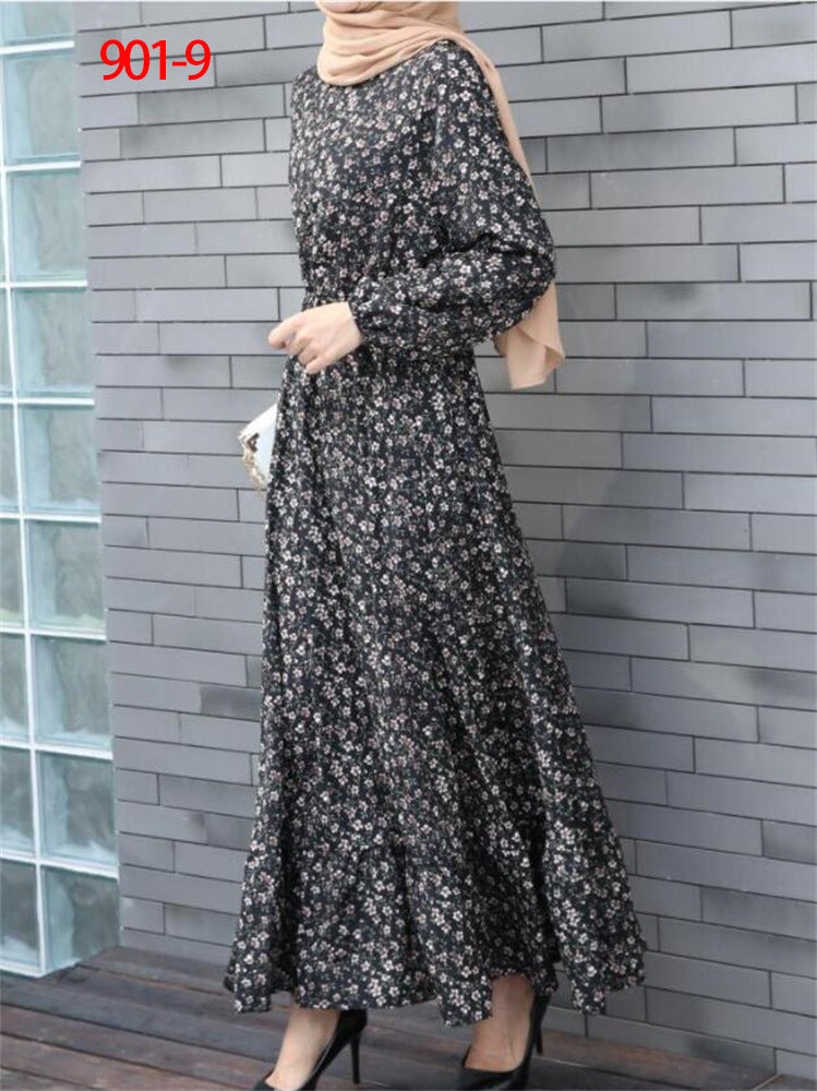 Women's Figure-flattering Floral A-line Skirt LadyShow.Store