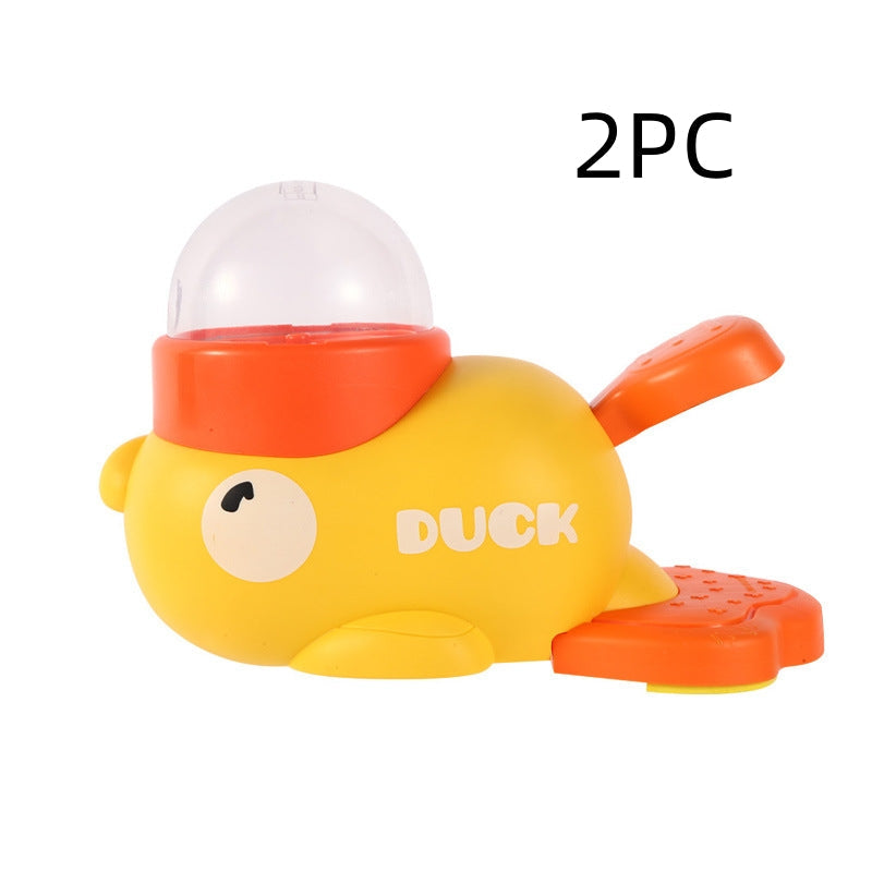 Dog Puzzle Feeder Interactive Pet Food Treat Dispenser Cartoon Duck Design Anti-slip Pets Automatic Feeder Toys For Dog Training Pet Products Pets Fashion